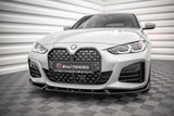 Maxton Design Front Splitter V.2 BMW 4 / I4 Gran Coupe M-Pack G26 by Maxton Design BM-4-G26-MPACK-GC-FD2G
