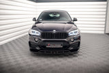 Maxton Design Front Splitter V.2 BMW X6 M-Pack F16 by Maxton Design BM-X6-16-MPACK-FD2G+FD2RG