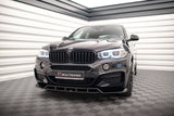 Maxton Design Front Splitter V.2 BMW X6 M-Pack F16 by Maxton Design BM-X6-16-MPACK-FD2G+FD2RG