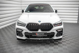 Maxton Design Front Splitter V.2 BMW X6 M-Pack G06 by Maxton Design BM-X6-06-MPACK-FD2G+FD2RG