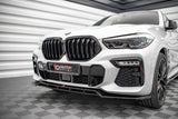 Maxton Design Front Splitter V.2 BMW X6 M-Pack G06 by Maxton Design BM-X6-06-MPACK-FD2G+FD2RG