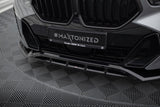 Maxton Design Front Splitter V.2 BMW X6 M-Pack G06 Facelift by Maxton Design BM-X6-G06F-MPACK-FD2G+FD2RG