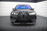 Maxton Design Front Splitter V.2 BMW Ix Sport  / M60 by Maxton Design BM-IX-1-MPACK-FD2G
