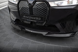 Maxton Design Front Splitter V.2 BMW Ix Sport  / M60 by Maxton Design BM-IX-1-MPACK-FD2G