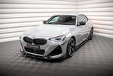 Maxton Design Front Splitter V.2 + Flaps BMW 2 Coupe M-Pack / M240I G42 by Maxton Design BM-2-42-MPACK-FD2G+FSF1B