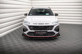 Front Splitter V.2 + Flaps Hyundai Kona N Mk2 by HYUNDAI HY-KO-1-N-FD2G+FSF1B