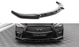 Maxton Design Front Splitter V.2 Infiniti Q50 S Mk1 by Maxton Design IN-Q50S-1-FD2G