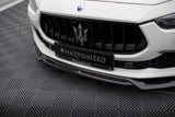 Front Splitter V.2 Maserati Ghibli Mk3 Facelift by MASERATI MA-GH-1F-FD2G