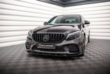 Maxton Design Front Splitter V.2 Mercedes-Benz C AMG Line / Coupe W205 / C205 Facelift by Maxton Design ME-C-205F-AMGLINE-C-FD2G