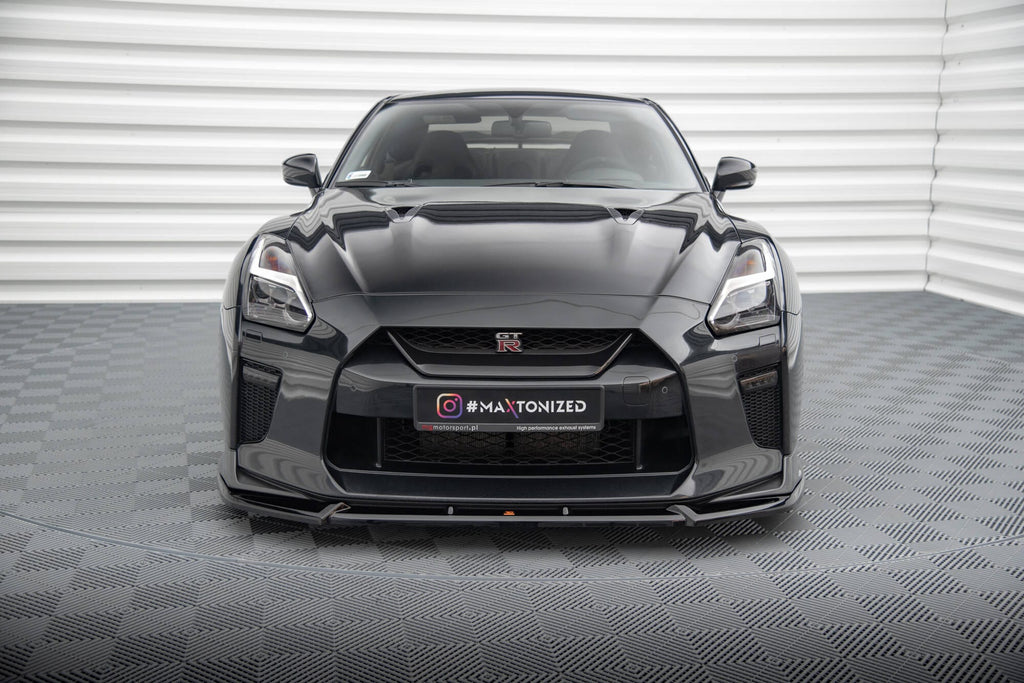 Maxton Design Front Splitter V.2 - Nissan GTR R35 Facelift | NI-GTR-4F3 ...