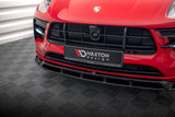 Maxton Design Front Splitter V.2 Porsche Macan Mk1 Facelift by Maxton Design PO-MA-1F-FD2G+FD2RG