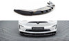 Maxton Design Front Splitter V.2 - Tesla Model X Mk1 Facelift - Gloss Black