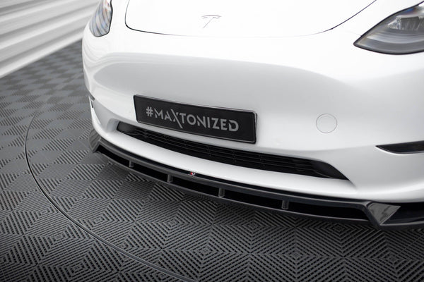 Maxton Design Front Splitter V.2 - Tesla Model Y | TE-MODELY-1-FD2G ...