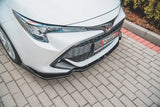 FRONT SPLITTER V.2 TOYOTA COROLLA HATCHBACK MK12 by TOYOTA TO-CO-12-FD2G