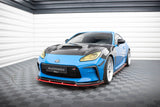FRONT SPLITTER V.2 TOYOTA GR86 MK1 by TOYOTA TO-GR86-1-FD2G+FD2RRED
