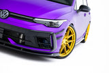 Maxton Design Front Splitter V.2 Volkswagen Golf R Mk 8 Facelift