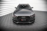 Front Splitter V.3 Audi A4 S-Line / S4 B8 Facelift by Maxton Design AU-A4-B8F-SLINE-FD1G