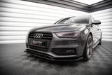 Front Splitter V.3 Audi A4 S-Line / S4 B8 Facelift by Maxton Design AU-A4-B8F-SLINE-FD1G