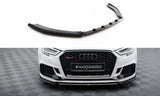 Maxton Design Front Splitter V.3 Audi RS3 Sedan 8V Facelift by Maxton Design AU-RS3-8VF-S-FD3G