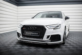 Maxton Design Front Splitter V.3 Audi RS3 Sedan 8V Facelift by Maxton Design AU-RS3-8VF-S-FD3G