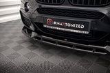 Maxton Design Front Splitter V.3 BMW X6 M-Pack F16 by Maxton Design BM-X6-16-MPACK-FD3G+FD3RG