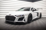 Maxton Design Front Splitter V.3 + Flaps Audi R8 Mk2 Facelift by Maxton Design AU-R8-2F-FD4G+FD4RG+FSF