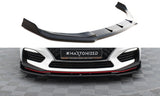 FRONT SPLITTER V.3 HYUNDAI I30 N (Elantra GT) MK3 HATCHBACK/ FASTBACK by HYUNDAI HY-I30-3-N-FD3G