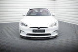 FRONT SPLITTER V.3 TESLA MODEL S PLAID MK1 FACELIFT by TESLA TE-MODELS-1F2-PL-FD3G