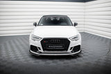 Maxton Design Front Splitter V.4 Audi RS3 Sedan 8V Facelift by Maxton Design AU-RS3-8VF-S-FD4G