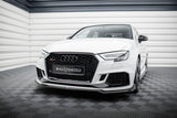 Maxton Design Front Splitter V.4 Audi RS3 Sedan 8V Facelift by Maxton Design AU-RS3-8VF-S-FD4G