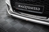 Maxton Design Front Splitter V.5 Audi RS3 Sedan 8V Facelift by Maxton Design AU-RS3-8VF-S-FD5G