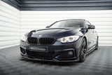 Maxton Design Front Splitter V.5 BMW 4 Coupe / Gran Coupe / Cabrio M-Pack F32 / F36 / F33 by Maxton Design BM-4-F36-GC-MPACK-FD1G