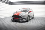 HYBRID FRONT SPLITTER V.2 FORD FOCUS ST MK3 FL by FORD FO-FO-3F-ST-CNC-FD2+CUPRAA