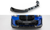 Maxton Design Carbon Fiber Front Splitter BMW X5 M-Pack G05 Facelift by Maxton Design CF-BM-X5-05F-MPACK-FD1-245-P