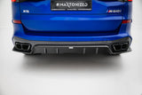 Maxton Design Carbon Fiber Rear Diffuser BMW X5 M-Pack G05 Facelift by Maxton Design CF-BM-X5-05F-MPACK-RS1-245-P
