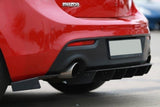 RACING REAR SIDE SPLITTERS MAZDA 3 MK2 MPS by MAZDA MA-3-2-MPS-CNC-RSD1A
