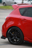 RACING REAR SIDE SPLITTERS MAZDA 3 MK2 MPS by MAZDA MA-3-2-MPS-CNC-RSD1A