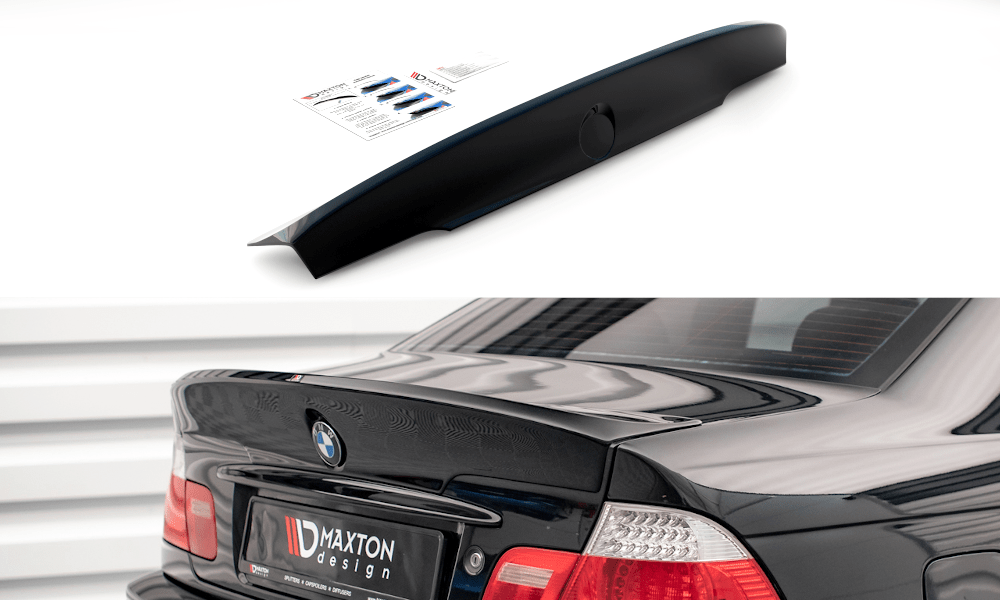 Maxton Design Rear Spoiler / Lid Extension - BMW 3-Series E46 Coupe (M3 ...