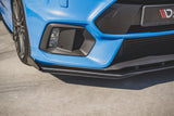 RACING DURABILITY FRONT SPLITTER + FLAPS FORD FOCUS RS MK3 by FORD