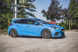 RACING DURABILITY SIDE SKIRTS DIFFUSERS + FLAPS FORD FOCUS RS MK3 by FORD