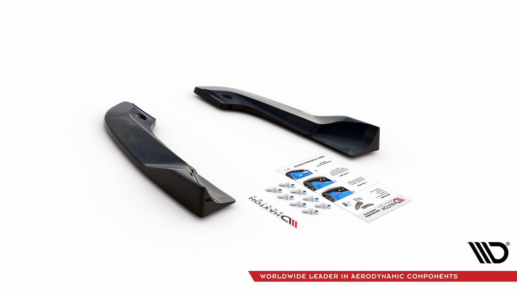 Maxton Design Rear Side Splitters - Dodge Challenger SRT Hellcat ...