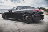 Maxton Design Gloss Black Maxton Designs Rear Side Splitters - Porsche Panamera Turbo 970 Facelift PO-PA-970-T-RSD1G