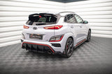 Rear Side Splitters V.1 + Flaps Hyundai Kona N Mk2 by HYUNDAI HY-KO-1-N-RSD1G+RSF1B