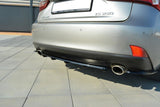 Maxton Design Rear Splitter - Lexus IS Mk3 T (With Vertical Bars) by Maxton Design LE-IS-3-T-RD1+RD2G