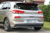 Rear Splitter (WITH VERTICAL BARS) HYUNDAI I30 MK3 HATCHBACK by HYUNDAI HY-I30-3-RD1+RD2G