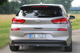 Rear Splitter (WITH VERTICAL BARS) HYUNDAI I30 MK3 HATCHBACK by HYUNDAI HY-I30-3-RD1+RD2G