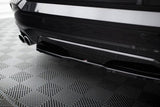 Maxton Design Central Rear Splitter BMW X4 M-Package (With A Vertical Bar) by Maxton Design BM-X4-26-MPACK-RD1+RD2G