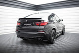 Maxton Design Central Rear Splitter BMW X4 M-Package (With A Vertical Bar) by Maxton Design BM-X4-26-MPACK-RD1+RD2G