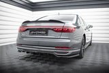 Maxton Design Rear Splitter (with vertical bars) - Audi A8 D5 by Maxton Design AU-A8-D5-RD1G+RD2G