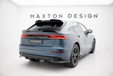 Rear Splitter (with vertical bars) Audi Q8 Mk1 by Maxton Design AU-Q8-1-RD1G+RD2G